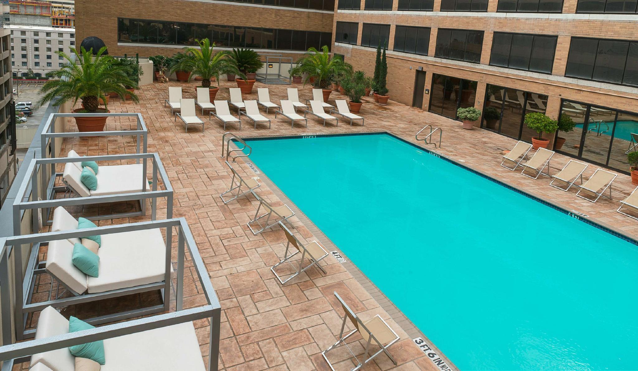 Hilton Houston Plaza/Medical Center Hotell Eksteriør bilde