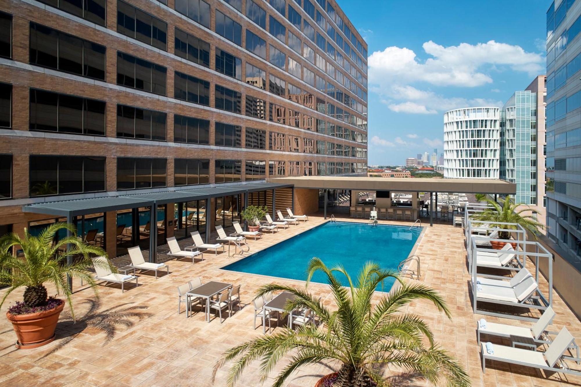 Hilton Houston Plaza/Medical Center Hotell Eksteriør bilde